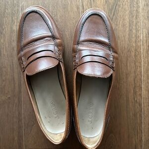 JCREW leather loafers size 6.5